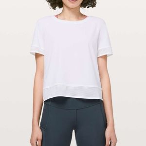 Lululemon Stripe in Stride Short Sleeve
